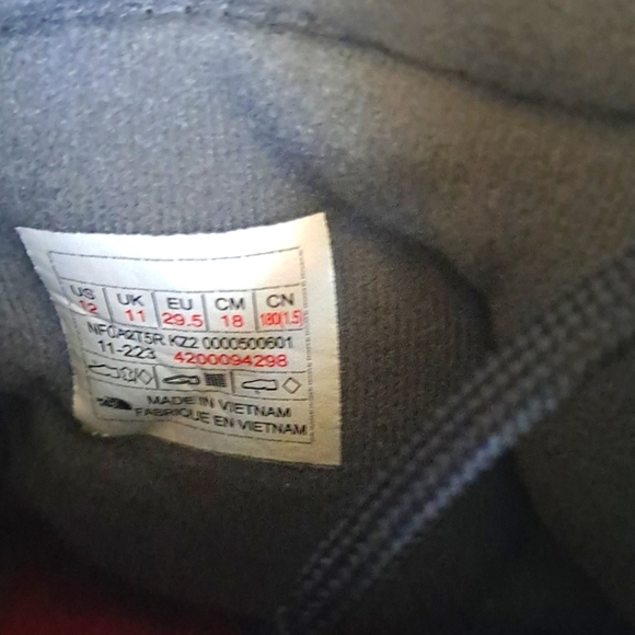 The North Face Youth Boys Size 12 Chilkat Lace II Boots New in Box - Picture 9 of 16